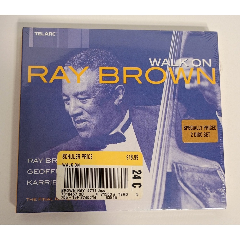 Ray Brown - Walk On - NEW/Sealed 2 CD Digipak Telarc Jazz Final Trio Recording